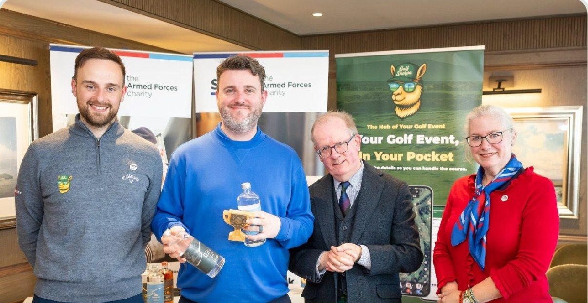 Golf Sherpa with SSAFA at the Royal Dornoch national golf day